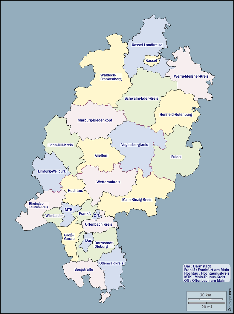 Unwetterwarnung Hessen (Meteomedia Unwetterzentrale)